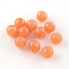 Round Imitation Gemstone Acrylic Beads OACR-R029-6mm-13-1