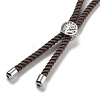 Twisted Nylon Cord Silder Bracelets DIY-B066-03P-05-3