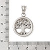 304 Stainless Steel Pendants STAS-F363-08C-AS-3