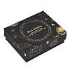 Gold Stamping Planet Cardboard Jewelry Packaging Boxes CON-T002-01E-1