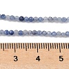 Natural Blue Aventurine Beads Strands G-M449-B01-2mm-5