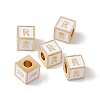 Rack Plating Brass Enamel Beads KK-B060-04G-04R-3