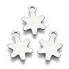 201 Stainless Steel Charms STAS-R116-033-1