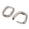 Stainless Steel Huggie Hoop Earrings EJEW-F322-03P-2