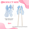 4Pcs Gauze Bowknot Curtain Tiebacks AJEW-HY0003-53B-2