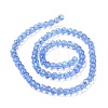 Electroplate Glass Beads Strands EGLA-A034-T6mm-L04-2