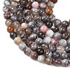 Natural Botswana Agate Beads Strands G-G453-B01-8mm-4