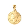 304 Stainless Steel Pendants STAS-F363-18G-1