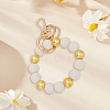 1Pc Zinc Alloy & Silicone Mobile Phone Straps HJEW-PA0001-01A-7