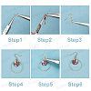 DIY Resin Dangle Earring Making Kits FIND-SC0001-72-4