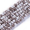 Baking Painted Glass Beads Strands GLAA-F096-A-63-1