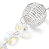Glass Round & Octagonal Beads Hanging Suncatchers HJEW-JM04617-02-5