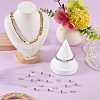 600Pcs 4 Styles CCB Plastic Beads CCB-SP0001-15-4