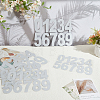 5Sheets 2 Styles PET Reflective Self Adhesive Stickers STIC-SP0001-22-4