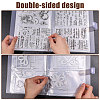 6 Inch Transparent PP Plastic Photocard Storage Albums AJEW-WH0696-614-6