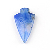 Arrow Head Dyed Natural Agate Cabochons G-R270-69-2