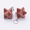Synthetic Goldstone Pendants G-E398-02H-1