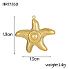 304 Stainless Steel Pendants STAS-OY019-67G-2