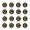 Golden Plated Alloy Charms LS-X-ENAM-S118-02C-2