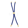 Twisted Nylon Cord Silder Bracelets DIY-B066-03G-05-1