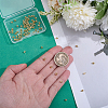 80Pcs 2 Styles Brass Crimp Beads KK-ME0004-70-3