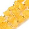 Raw Rough Natural Quartz Crystal Beads Strands G-Z131-J01-10-2