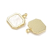 Alloy Acrylic Pendants AL-CBA4262-03G-03-2