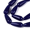 Opaque Glass Beads Strands GLAA-Q113-03A-C05-3