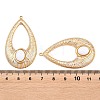 Spray Painted 304 Stainless Steel & Resin Pendants STAS-G398-17G-02-3