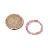 Natural Tourmaline Beaded Stretch Rings for Women RJEW-JR00868-05-3