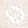 Frosted Transparent Acrylic Beads OACR-F013-12L-1