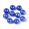 Electroplate Round Glass Beads Strands EGLA-T029-07D-1