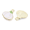 Alloy Enamel Pendants ENAM-Q003-18G-2
