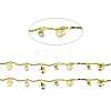 Handmade Eco-friendly Brass Curved Bar Link Chain CHC-E023-30G-4