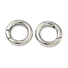 Tarnish Resistant Ring Smooth 304 Stainless Steel Spring Gate Rings STAS-E073-06-A-1