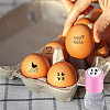 5Pcs 5 Styles Plastic Rubber Stamps DIY-WH0516-001-5