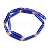 Handmade Lampwork Chevron Beads LAMP-Z019-01-18-2