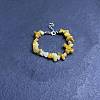 Natural Topaz Jade Chip Beaded Bracelets for Women IW6789-64-1
