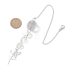 Glass Round & Octagonal Beads Hanging Suncatchers HJEW-JM04617-02-3