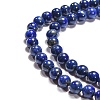 Natural Lapis Lazuli Beads Strands G-G423-6mm-AB-3