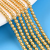 Baking Paint Pearlized Glass Pearl Bead Strands HY-N002-3mm-A08-1