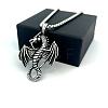 Vintage Punk 304 Stainless Steel Dragon Pendant Necklaces for Men Women LN2860-5