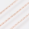 Long-Lasting Plated Brass Coreana Chain Necklaces NJEW-K112-08RG-NF-2