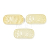Spray Painted Transparent Glass Connector Charms X1-GLAA-H035-06E-1