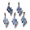 Natural Blue Spot Jasper Pendants G-C057-01P-03-1