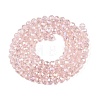 Electroplate Glass Beads Strands X-EGLA-A034-T6mm-B12-3