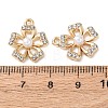 Alloy with Rhinestone and ABS Plastic Imitation Pearl Pendants FIND-Z111-03G-3