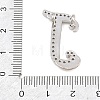Brass Micro Pave Clear Cubic Zirconia Pendants CU-CBA8481-01P-J-3