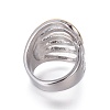 304 Stainless Steel Finger Rings RJEW-F097-03M-2