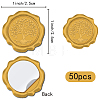 Adhesive Wax Seal Stickers DIY-CP0009-12D-2